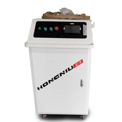 China HONGNIU Stainless Steel Fiber Laser Cleaning Machine Rust Paint Oil Pollution Handheld Dirt for sale