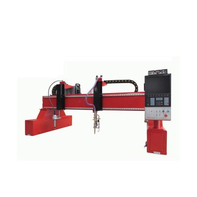 China Gantry type industrial metal cutting and flame plasma cutting machine for sale