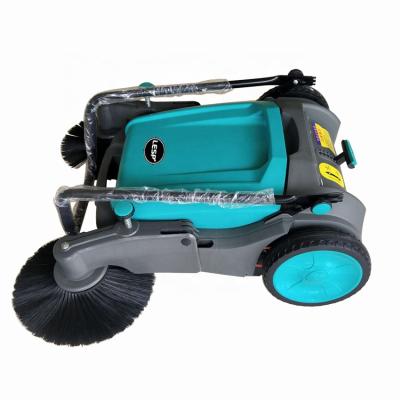 China Hotels Hand Push Sweeping Machine / Manual Lawn Sweeper Handheld Floor Sweeper for sale