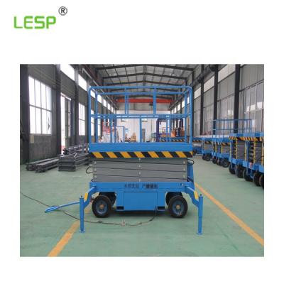 China Small Low Noise Hydraulic Lifts Scissor Lifts Aerial Maintenance Platforms Mobile Lifts Upright Vehicles for sale