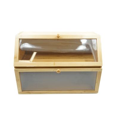 China Sustainable Hot Selling Bread Bin Bin Kitchen Bamboo Storage Box for sale