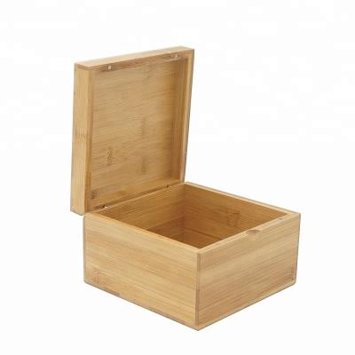 China Sustainable Wooden Bamboo Recipe Card Box Cookbook Bamboo Box With Magnetic Lid Closure for sale