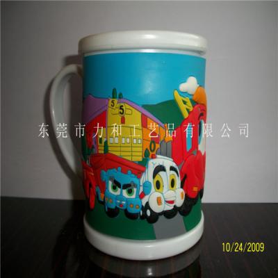 China OEM high quality smile shaped PVC 3D Mug for sale