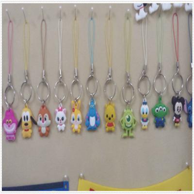 China Lovely and fashionable phone hanging ornaments keyring for promotion/decoration for sale