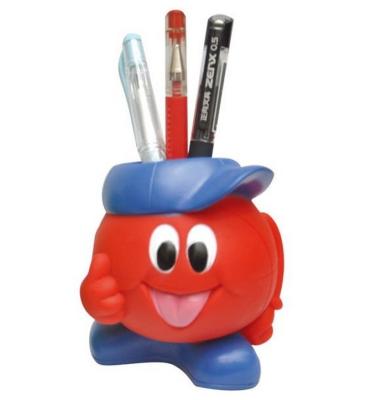 China vivien  3D silicone/rubber/ plastic desk pen & brush holders for ornaments as gifts for sale