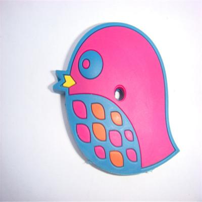 China 2D/3D custom adorable silicone bird shape key covers as souvenir with customized logo for sale