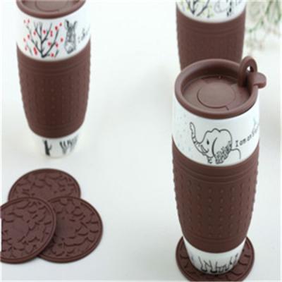 China Chocolate color cup cover/ bowl cover for cool boy for sale