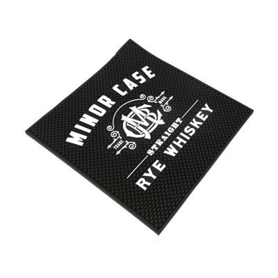 China eco friendly rubber bar mat custom cheaper rubber anti slip rubber beer mat for sale