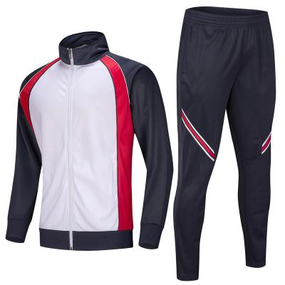 China Comfortable Winter Warm Jogging Suit , Long Sleeve Tracksuit , Soccer Training Uniform Set for sale