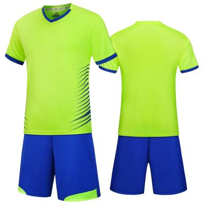 China Quick Dry Breathable Comfortable Soccer Jersey Set Custom Made Quick Dry Breathable Sportswear Soccer Uniform for sale