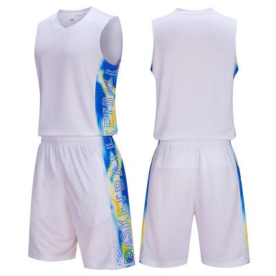 China Antibacterial Basketball Uniform Set Custom Game Sports Team Uniform Quick Dry Jersey for sale