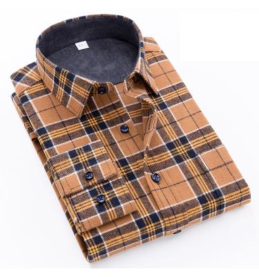 China Wholesale OEM\ODM Camisa De Hombre Long Sleeve Anti-pilling Flannel Shirt For Men Vestidos Camisa Manga Larga Checker 100% Cotton Custom for sale