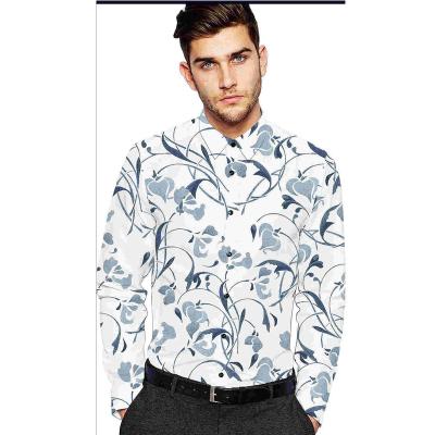 China New Fashion Long Sleeve Men's Casual Shirt Fashion Anti-pilling Custom Designer Slim Fit Shirts For Men for sale