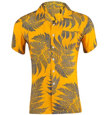 China Anti-pilling OEM/ODM Fashion Casual High Quality Luxury Short Sleeve Hawaiian Shirt Men's Shirts Printed Shirt for sale