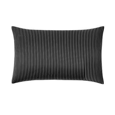 China Hotel Hidden Zipper Striped Style Silk Pillowcase 100% Natural Silk Anti-static Hot Sale 6A Pillow Case Home Home for sale