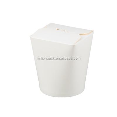 China 8oz Biodegradable Disposable Round Takeout Round Eco Friendly Stocked Paper Food Container for sale