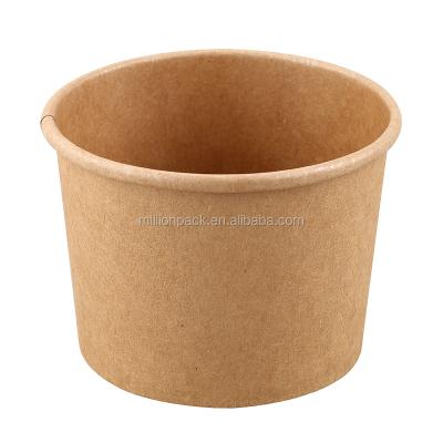 China Soup Customer Disposable Paper Cup 32OZ Printing Disposable / Biodegradable Paper Cup for sale