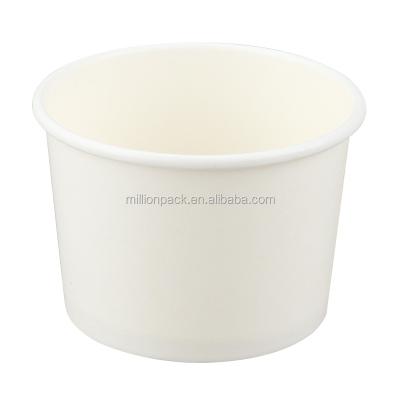 China Biodegradable Factory Manager Soup Cup 16oz White Paper Disposable Paper Cup for sale