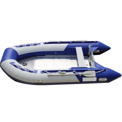 China PVC Inflatable Rubber River Lake Relaxing Wear Resistant Foldable Rowing Boat with Paddles Pump for sale