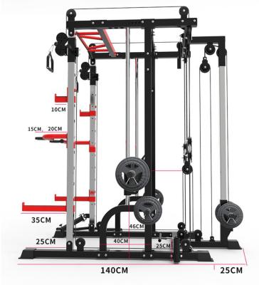 China Adjustable Weight Rack Multifunctional Gym Equipment Blacksmith Training Machine for sale