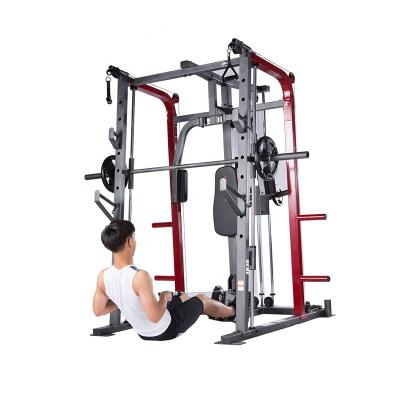 China Multi Functional Gym Equipment Adjustable Weight Training Squat Rack Smith Power Machine for sale