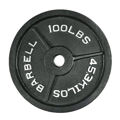 China Unified Weight Training Equipment Fitness Plate Style Iron Weight Plate for sale