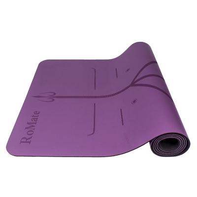 China Goods Custom Made Eco Friendly Yoga Mat With Logo 6mm Eva Foam Thick Printed Pu Pilates Band for sale