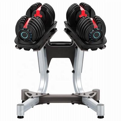 China Hot Selling Adjustable Dumbbell Set 24KG Gym Equipment 40KG Dumbbell Dumbbell Weights Manufacture Adjustable Weights for sale