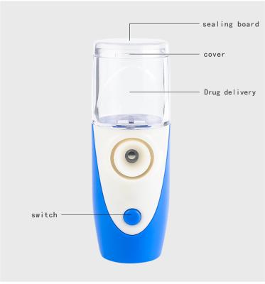 China For commercial & Factory Price Home Medical Hand Held Portable Inhaler Use Ultrasonic Nebulizer Machine Better Than Walmart Humidifier Nebulizer for sale