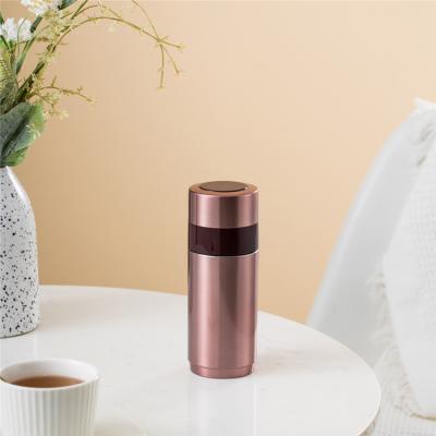 China Sustainable Wholesale Ceramic Inner Tea Coffee Mug Vacuum Insulated Thermos Vacuum Flasks Stainless Steel Bottle for sale