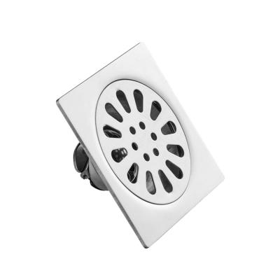 China Eco-friendly Modern Shower Channel Deodorizer Accessories Square Bathroom Floor Drain 304 Shower Drains for sale