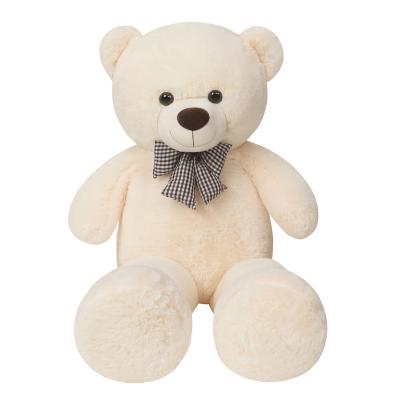 China Large Teddy Bear Fluffy Soft White giant comfortable 120cm Teddy Bear for sale