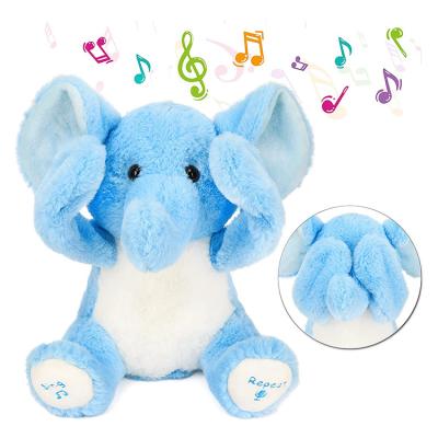 China Electric Plush Toy Talking Singing Musical Stuffed Elephant Cozy Plush Doll Electric Child Toy for sale