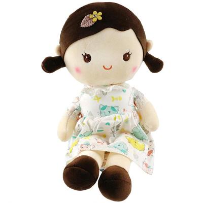 China Safety Wholesale OEM Promotional Lovely Girl Loved Soft Cute Plush Doll for sale