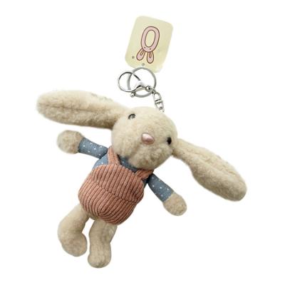 China Wholesale Custom 3d Plush Teddy Bear Valentine Animal Cartoon Plush Toy Bunny Key Chain for sale