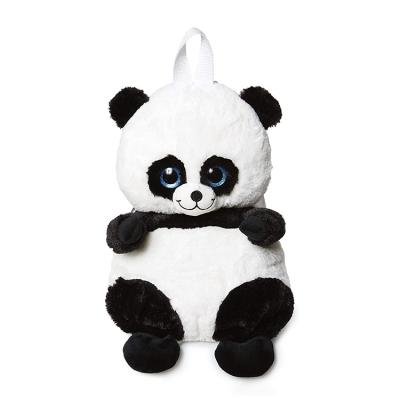 China Comfortable Promotion Panda Stuffed Animal Toddler Backpack Kids Stuffed Animal Backpack for sale