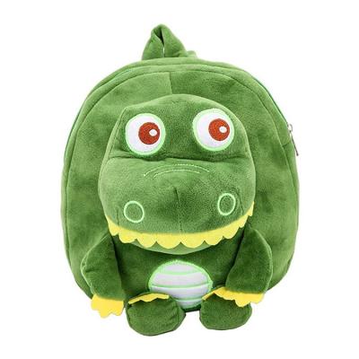 China Cute 3D Dinosaurs Comfortable Cartoon Baby Kids Bag Schoolbag Kindergarten Toddler Plush Backpack for sale