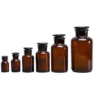 China Reagent Bottle Lab Bottle Human Anatomy And Physiology Lab Conical Transparent Glass Bottle for sale