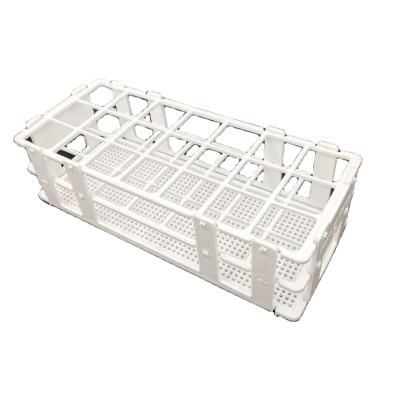 China Laboratory Application Carcass Foldable Dismountable Multi-Use Plastic Test Tube Rack for sale