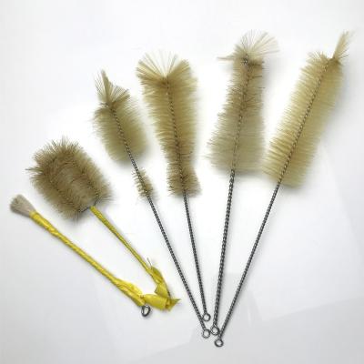 China Glass Lab Beaker Brush Chemistry Lab/School Carcass Lab Cleaning Small Steel Wire Test Tube Brush for sale