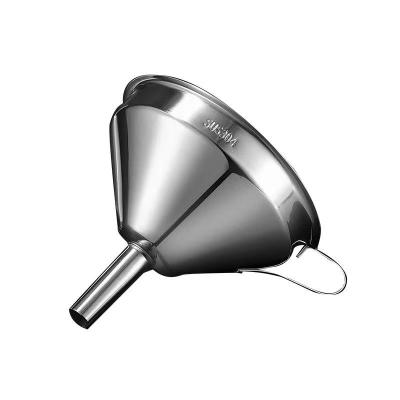 China Laboratory Stainless Steel Wide Mouth Filter Lab Metal Stocked Funnel for sale