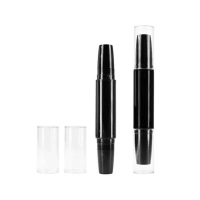 China Eco-friendly custom empty bulk biodegradable unique and creative dual lipstick slim tube for sale