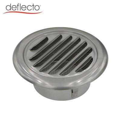 China Modern Easy Install Stainless Steel Outdoor Flat Air Vent Cover Air Vent Exhaust Duct for sale