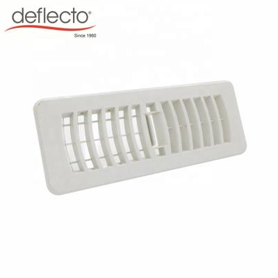 China Adjustable Blades HVAC Air Vent Grille Air Conditioning Pipe Fitting Hood Wall pp Plastic Outlet Check In for sale