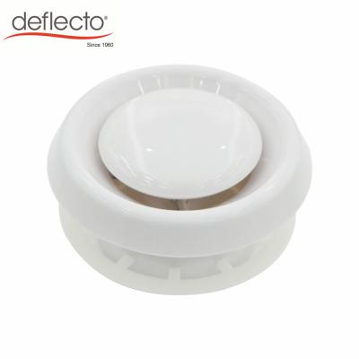 China Fit For Air Flow Plastic Decorative Ceiling Diffuser Vents White ABS Round Air Diffuser For HVAC for sale