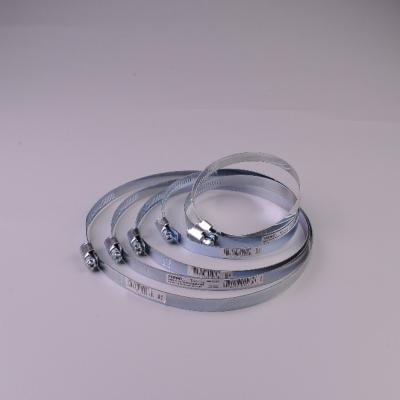 China Stainless Steel Clamp Worm Drive Pipe Clamp HVAC System Duting Clamps MC for sale