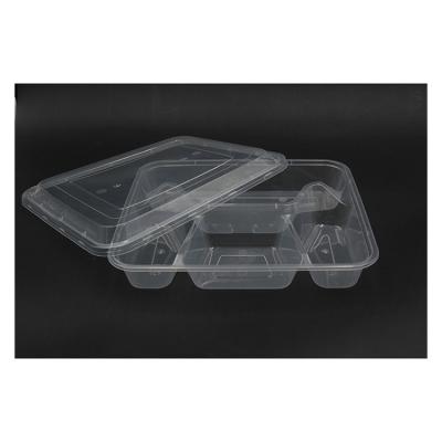 China Microwavable clear thin wall plastic storage packing disposable airlight pp containers waterproof fast food with lids for sale