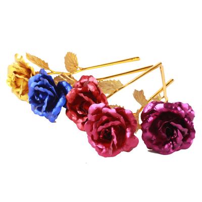 China Plastic Galaxy Rose 24k Gold Rose LED Enchanted Galaxy for sale