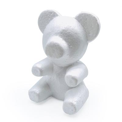 China Foam 20cm Foam Bear Model For DIY Custom Styrofoam Bear Mold For Making Rose Bear for sale