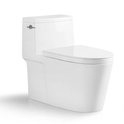 China High Quality Modern One Piece Porcelain Cistern Toilet Sanitary Ware Ceramic Short Flush Toilet Bowl for sale